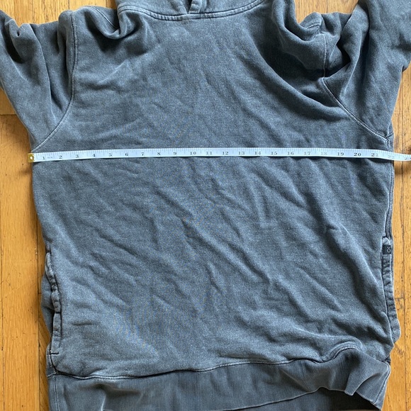 Outerknown Sur snap hoodie grey size large - Picture 4 of 4